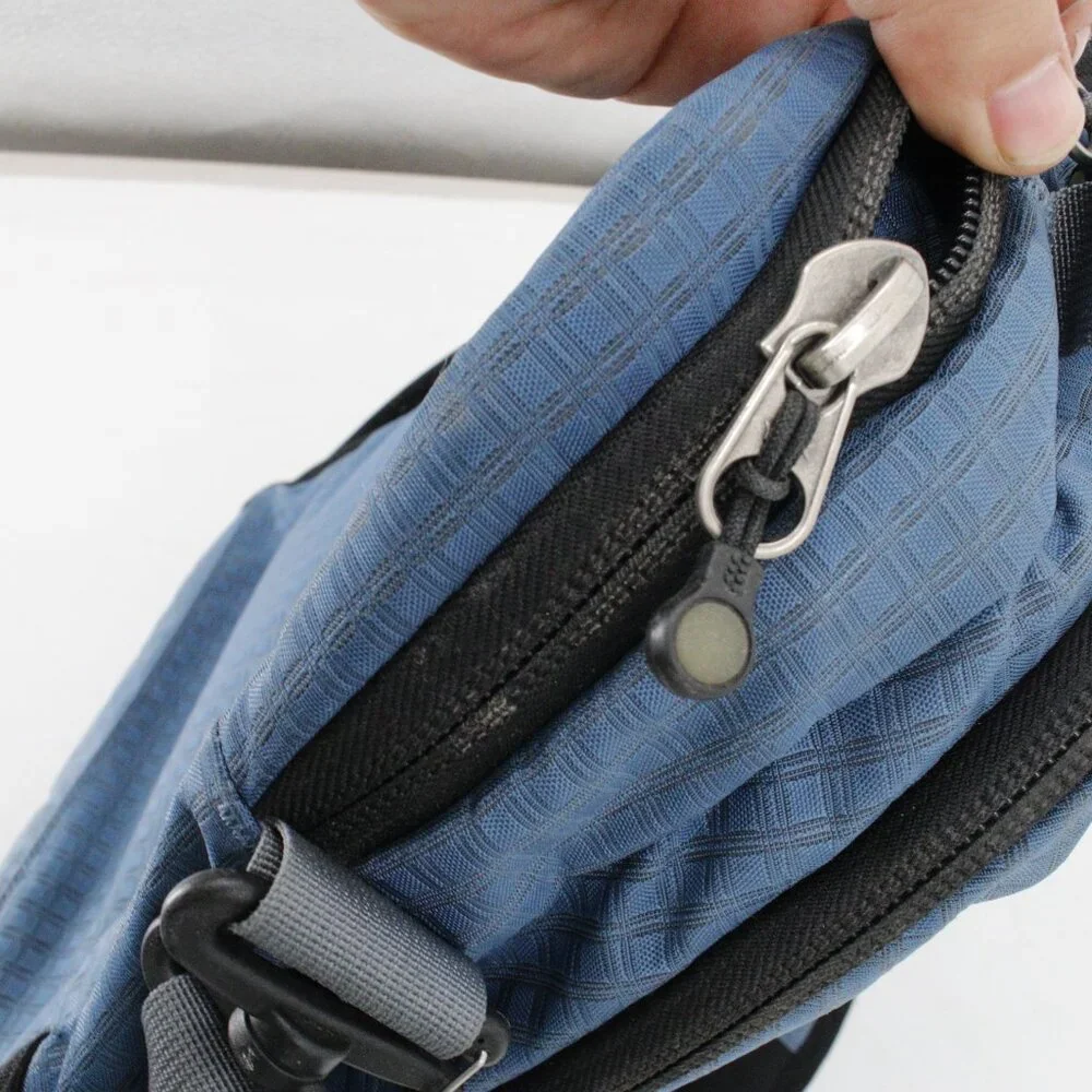 Y2K Patagonia light wire tote style shoulder Laptop bag Backpack Messenger blue